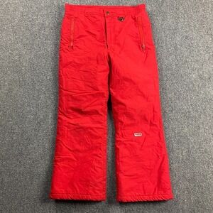 Fera Skiwear Snow Pants Juniors 12 Yrs Boys Red 100% Nylon Winter‎